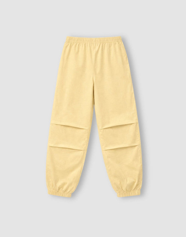 Mid Applique Wide Leg Cotton Trouser