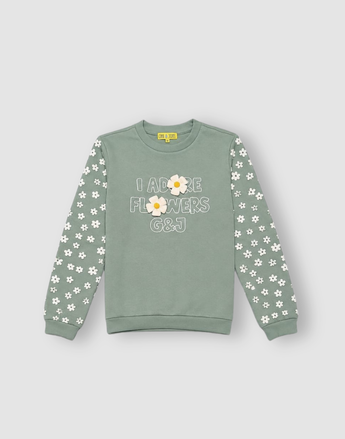 Girls Green Sweat Shirt