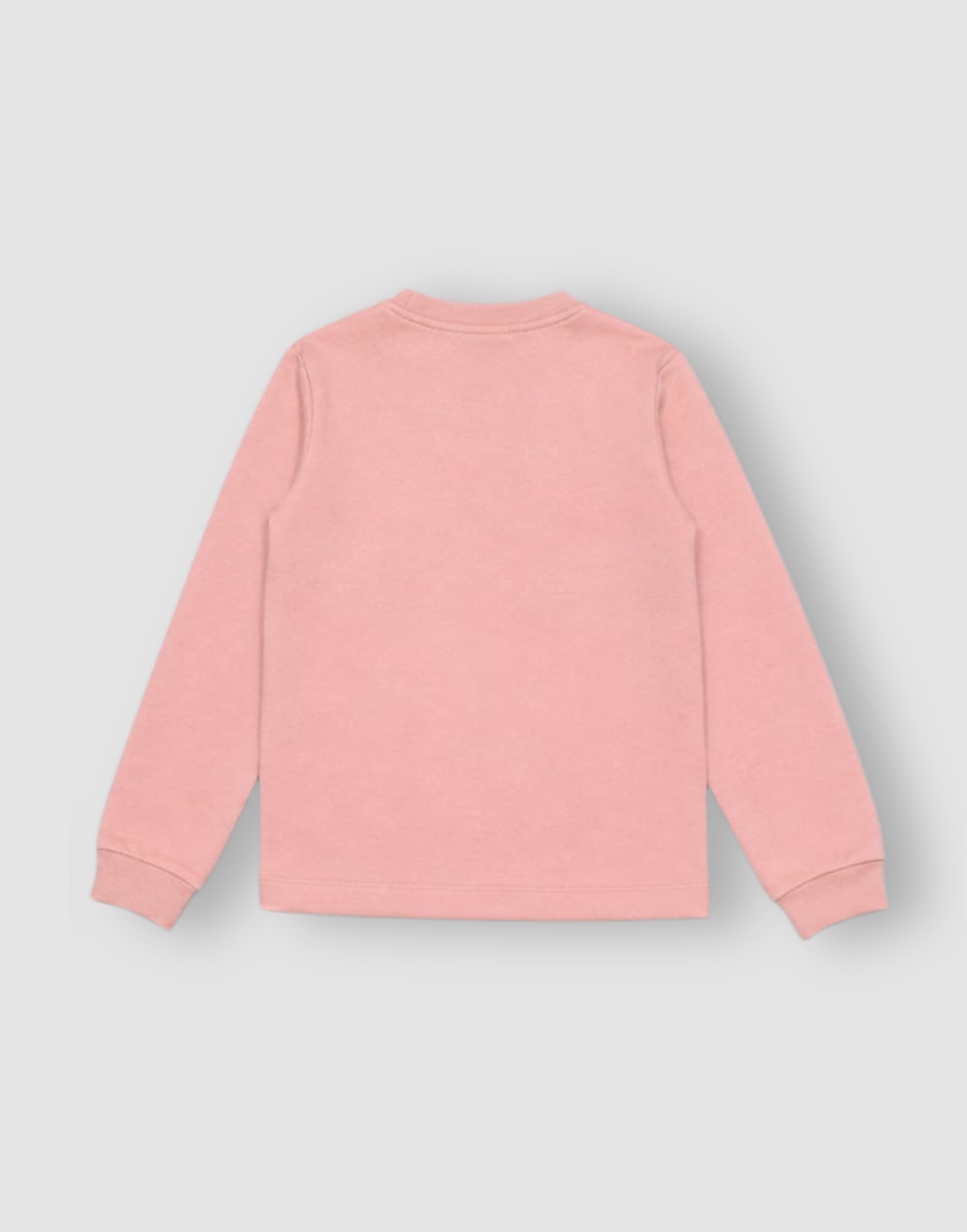 Girls Peach Graphic Print/Applique Sweat Shirt
