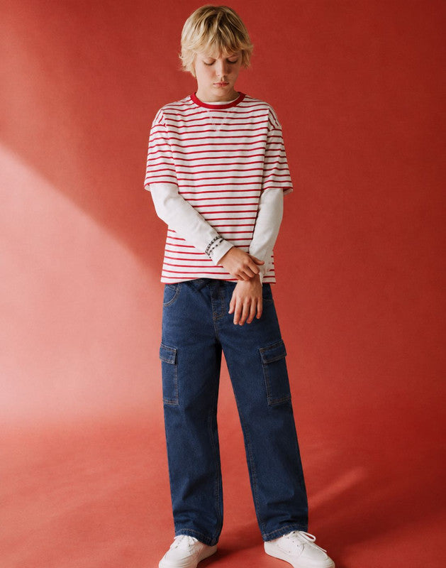 Mid Basic Regular Denim Trouser