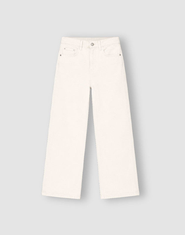 Mid Basic Wide Leg Denim Jeans