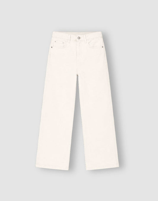 Mid Basic Wide Leg Denim Jeans