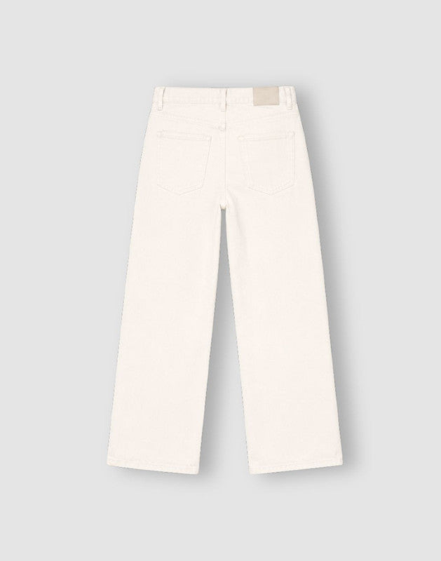 Mid Basic Wide Leg Denim Jeans