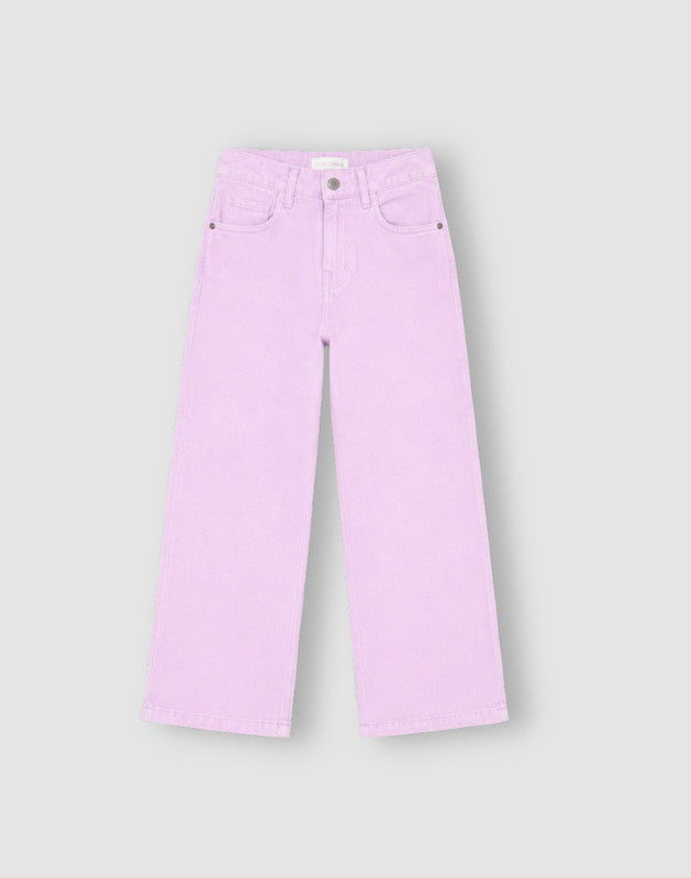 Mid Basic Wide Leg Denim Jeans