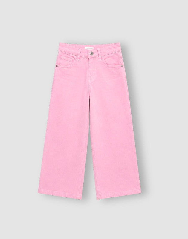 Mid Basic Wide Leg Denim Jeans