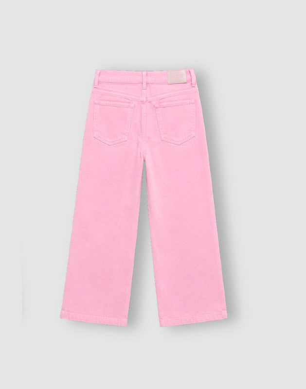 Mid Basic Wide Leg Denim Jeans