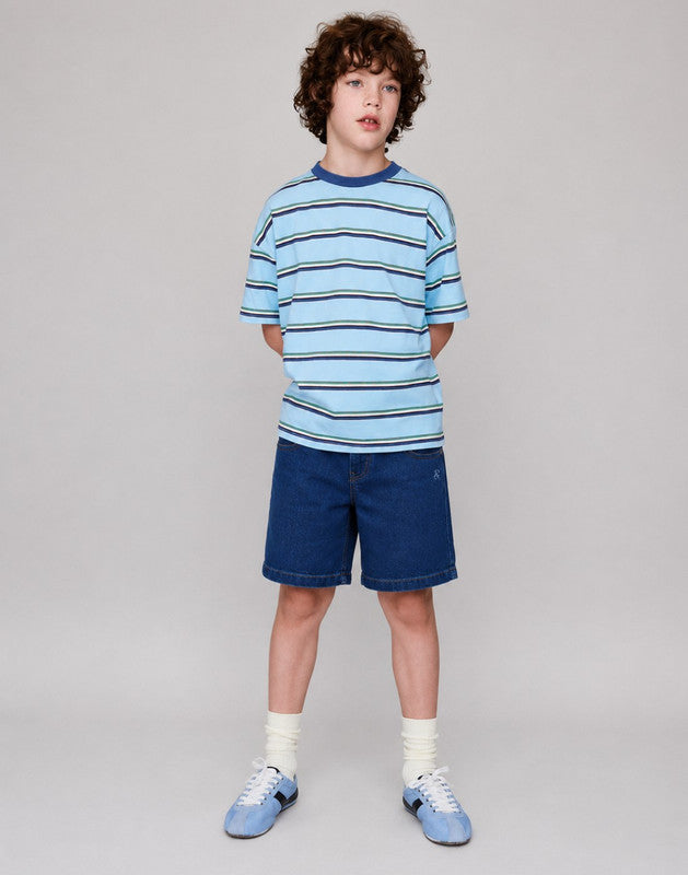 Basic Regular Denim Bermuda