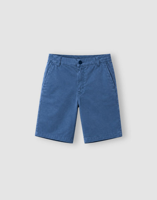 Boys Blue Denim Bermuda Fixed Waist