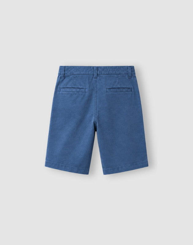 Boys Blue Denim Bermuda Fixed Waist