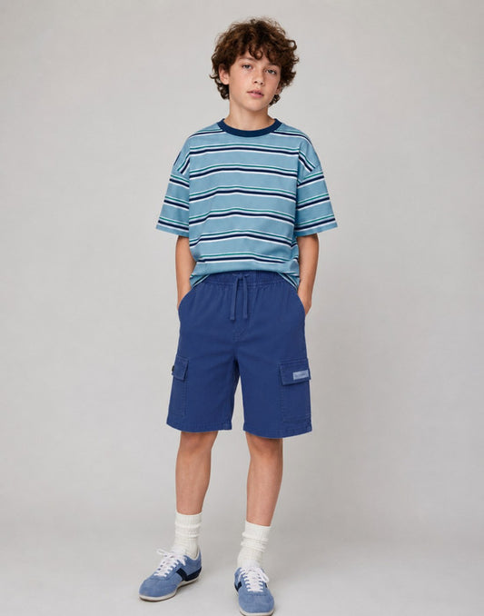 Washed Regular Denim Shorts