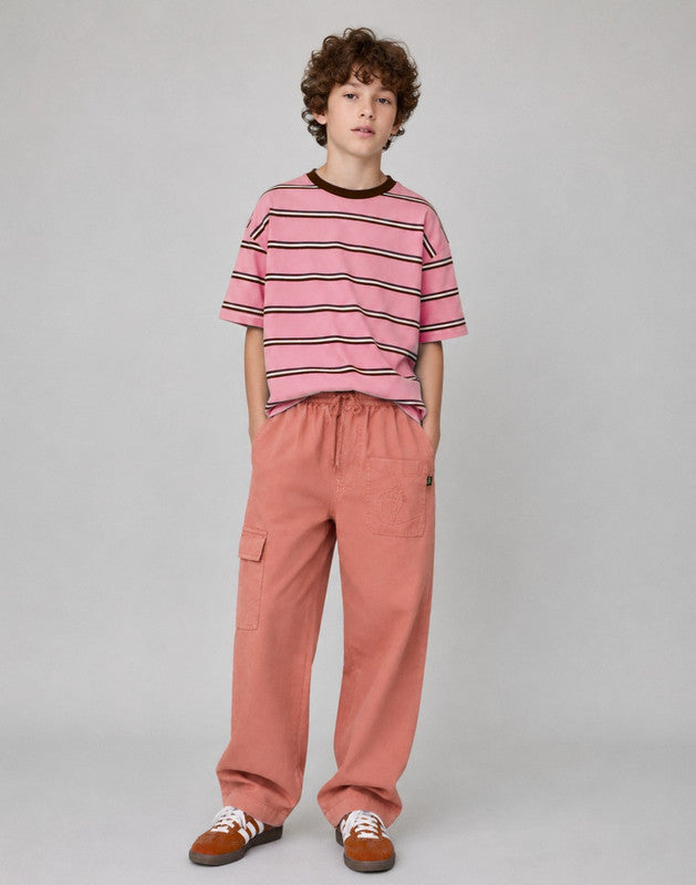 Mid Basic Wide Leg Cotton Trouser