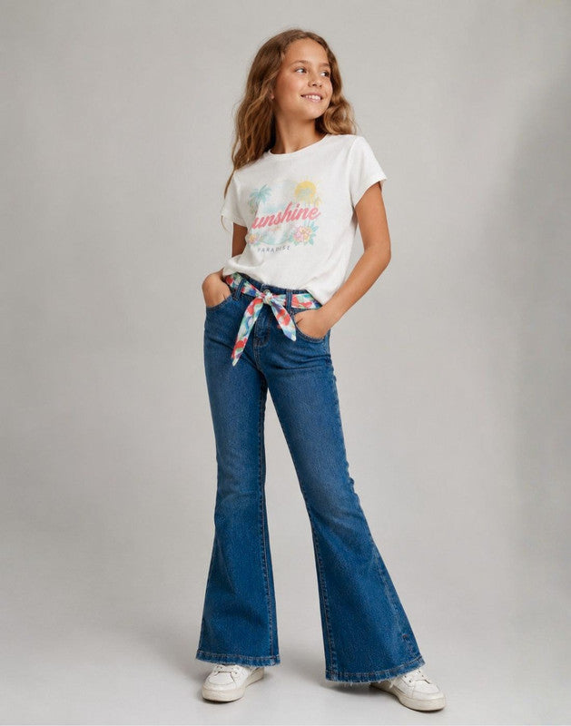 Mid Basic Bootcut Denim Jeans