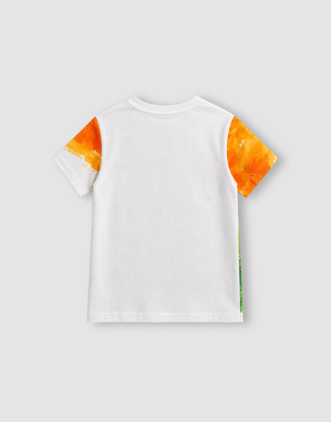 Tricolour Brushstroke Graphic T-Shirt