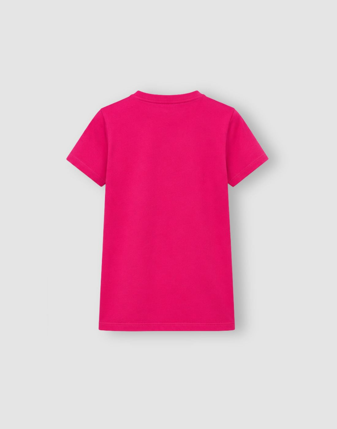 Gini and Jony Girls Pink Typography Cotton Knit Top