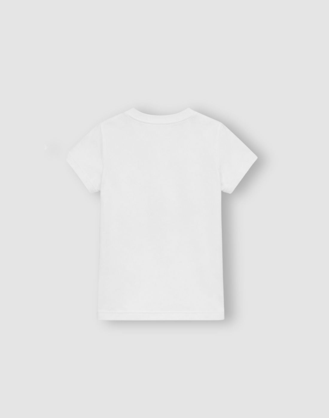 Girls White Cotton Knit Half Sleeve Knits Top
