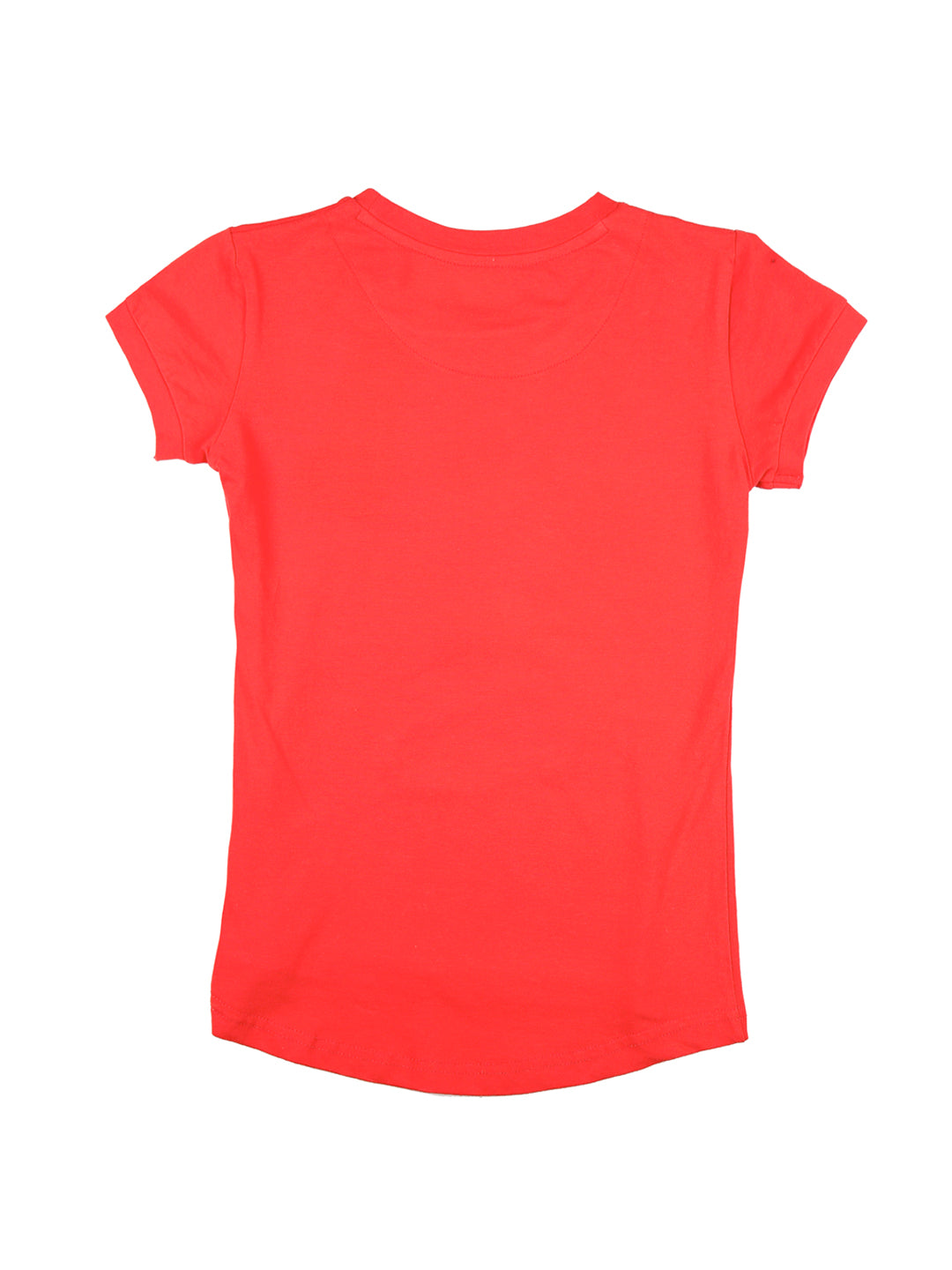 Girls Multicolour Graphic Print Cotton Knits Top Pack Of-2 Half Sleeves