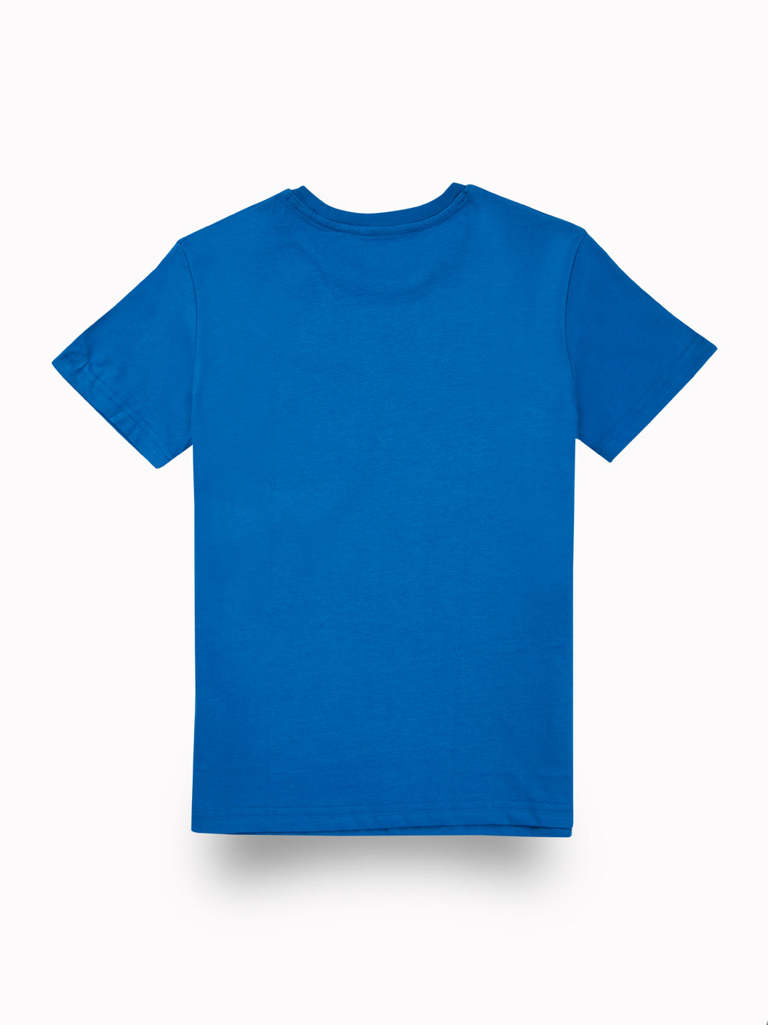 Boys Blue Graphic Print Cotton T-Shirt Half Sleeves