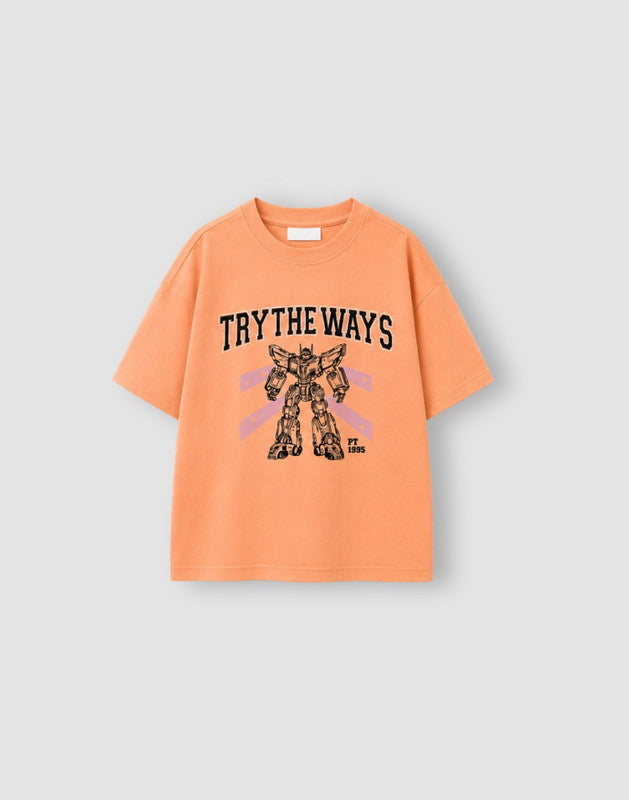Graphic print Regular Cotton T-Shirt