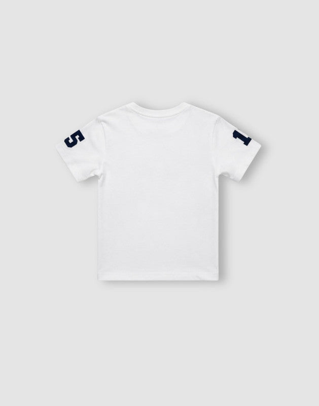 Typographic Print Regular Cotton T-Shirt