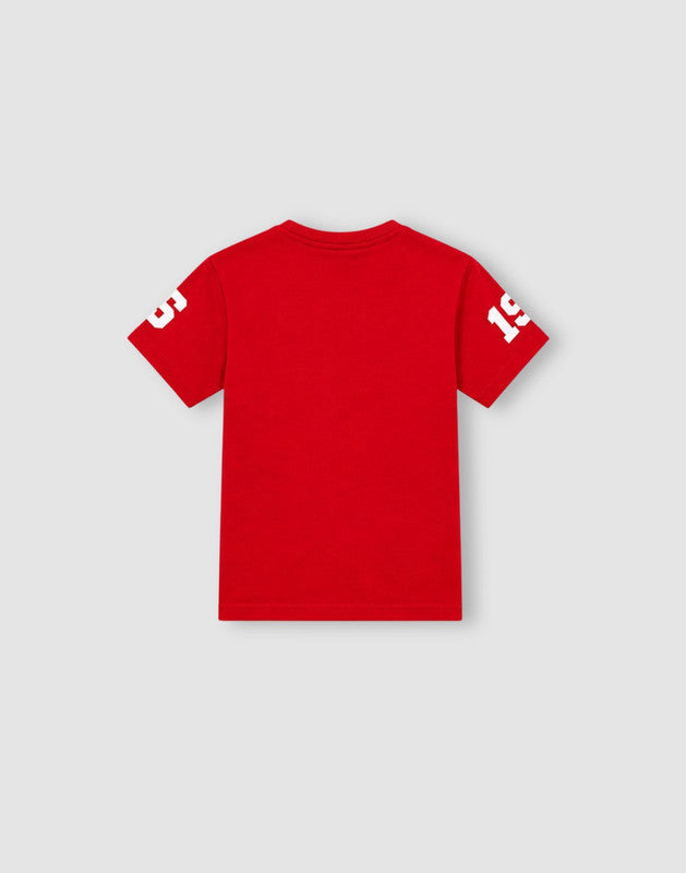 Typographic Print Regular Cotton T-Shirt