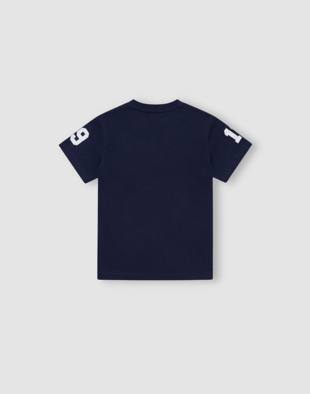 Typographic Print Regular Cotton T-Shirt