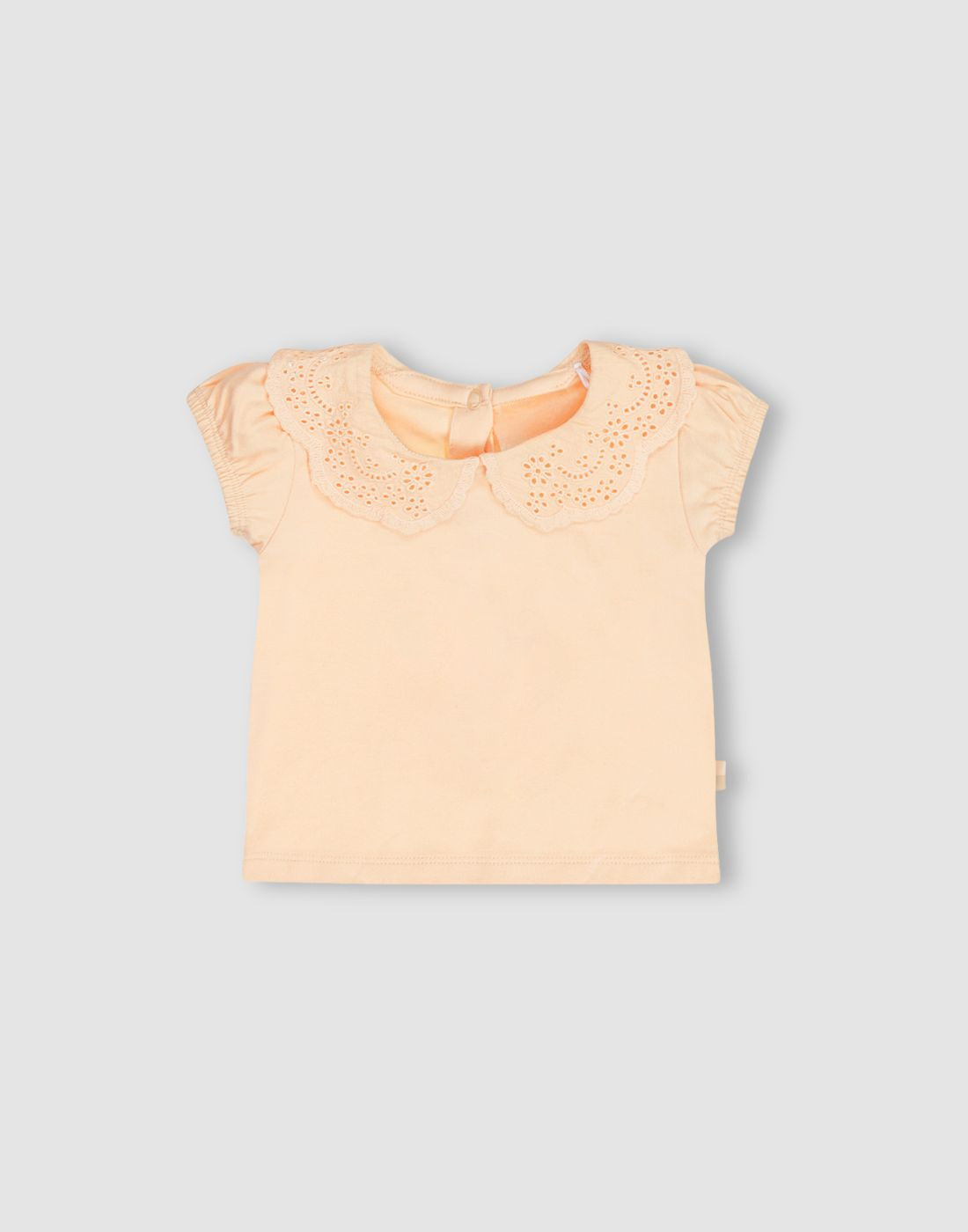 GJ Baby Girls Solid Cotton T-Shirt