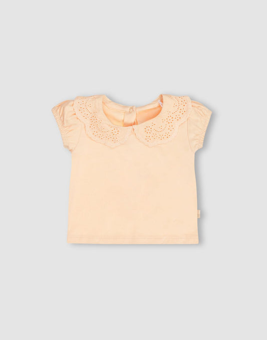 GJ Baby Girls Solid Cotton T-Shirt