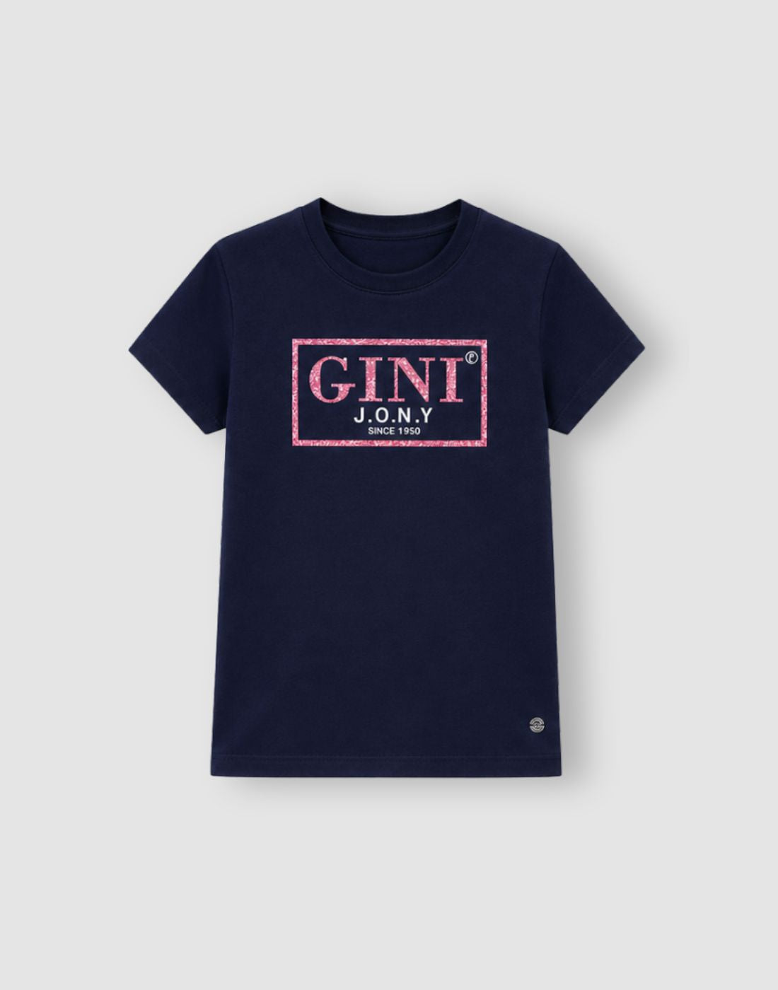 Gini and Jony Girls Black Typography Cotton Knit Top