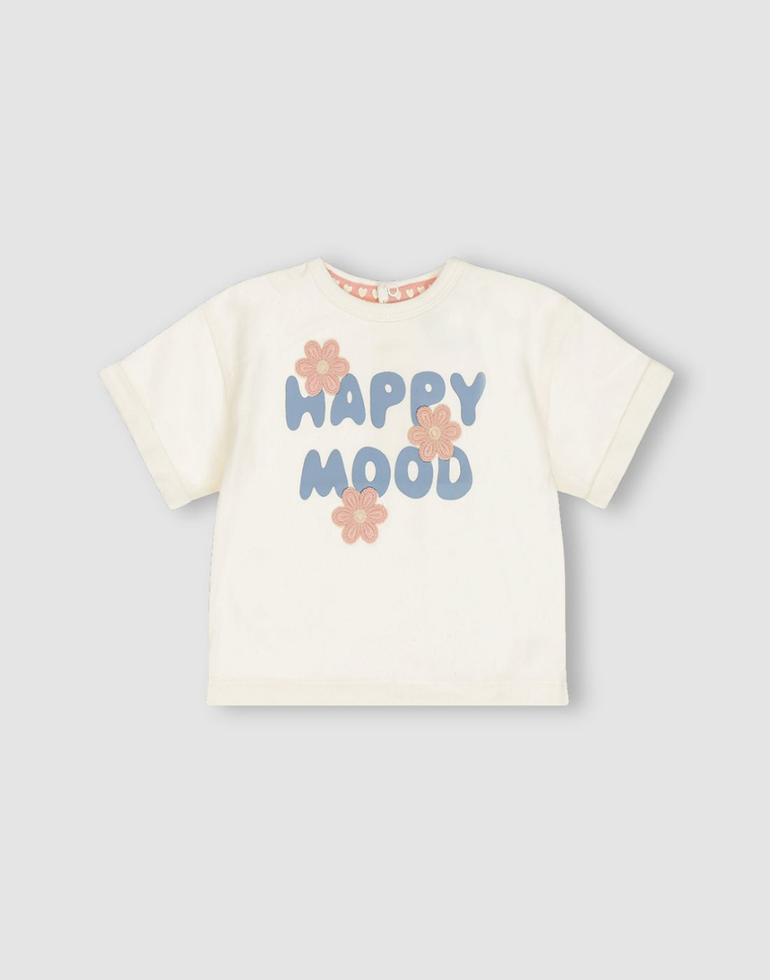 GJ Baby Off-white Cotton Regular KNITS TOP