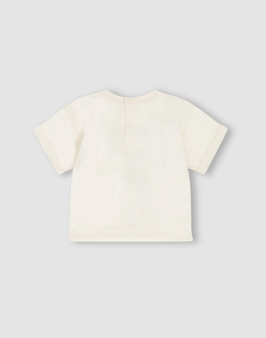 GJ Baby Off-white Cotton Regular KNITS TOP