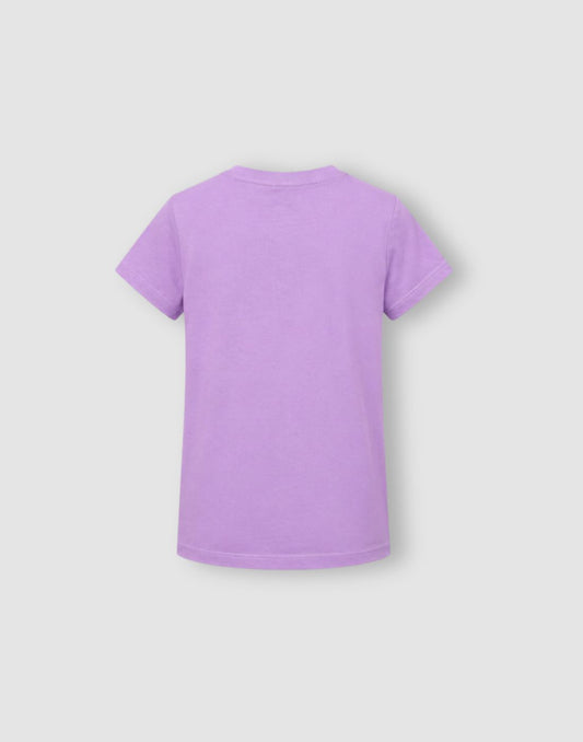 Gini and Jony Girls Lavender Cotton Knits Top Half Sleeves