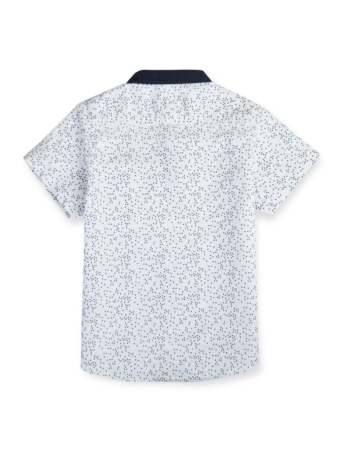 Baby Boys White Abstract Cotton Co-ordinate Set
