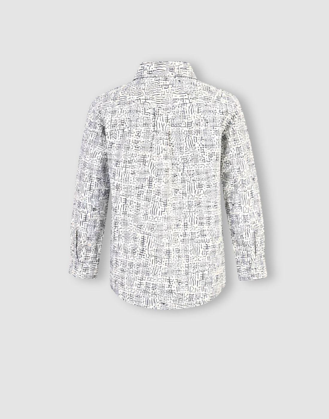 Gini and Jony Boys White Cotton Shirt Full Sleeves