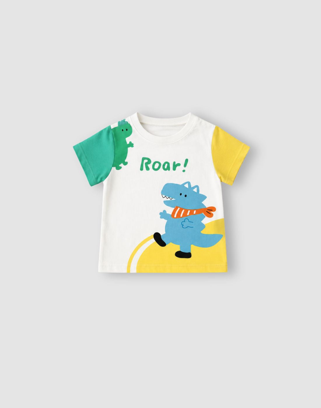 GJ Baby Boys White Cotton T-SHIRT