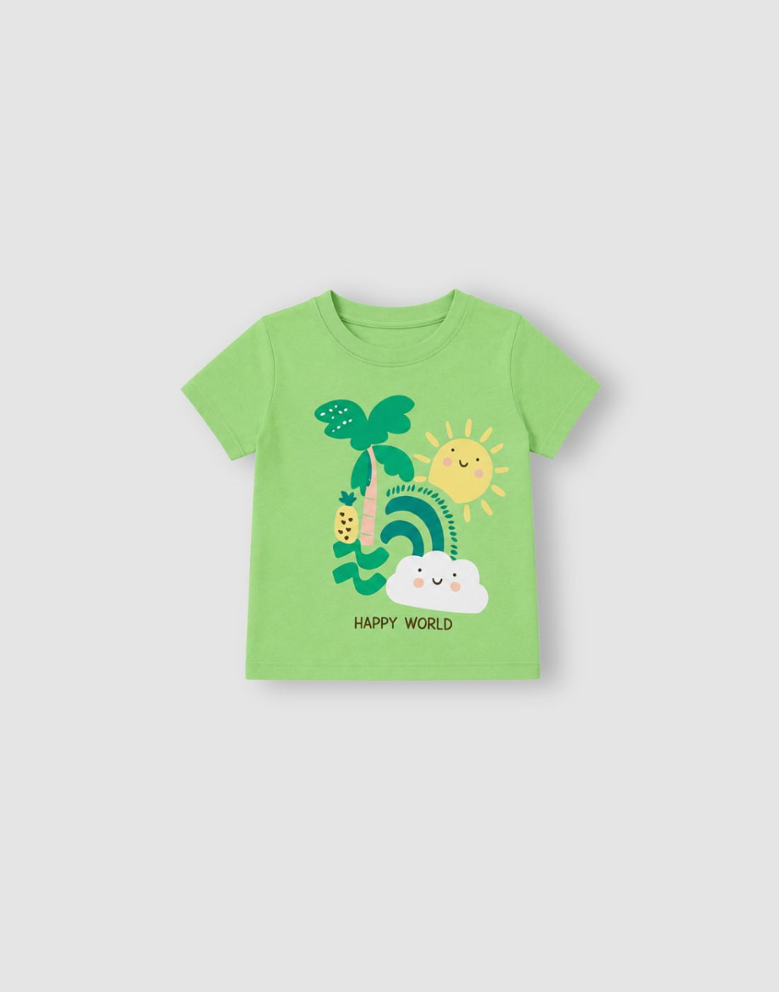 GJ Baby Girls Cotton Graphic Print Knit Top