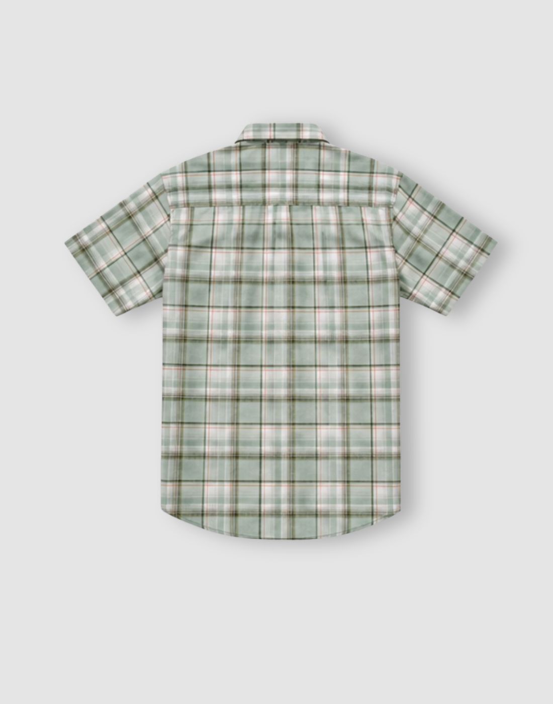 Gini and Jony Boys Green Cotton Shirt Half Sleeves