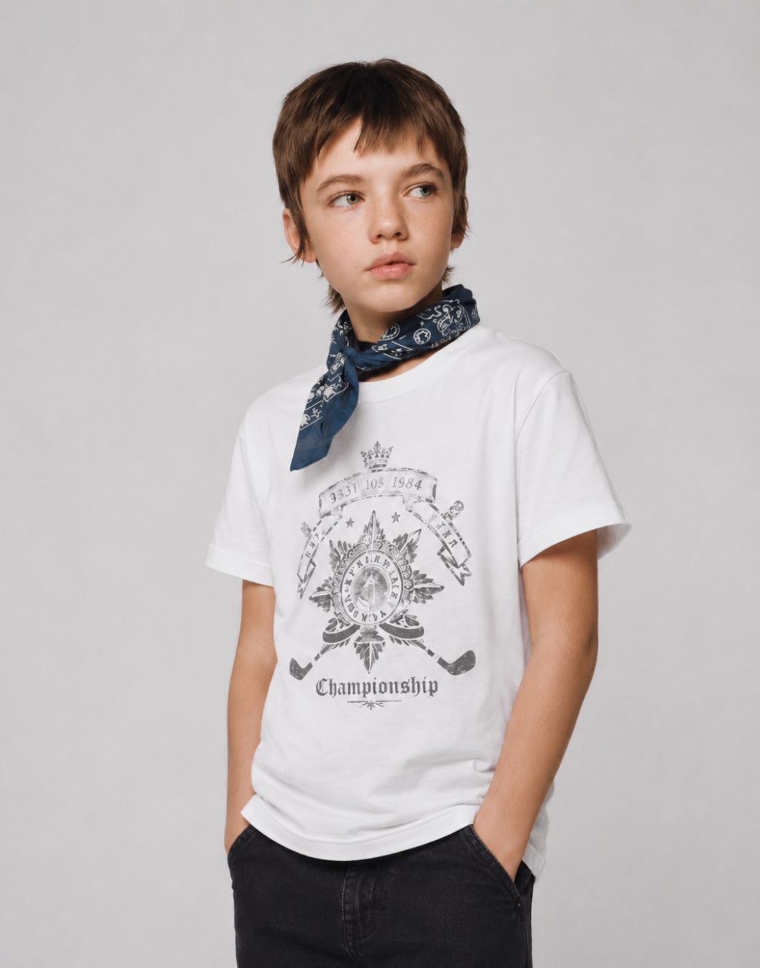 White Graphic Cotton T-Shirt