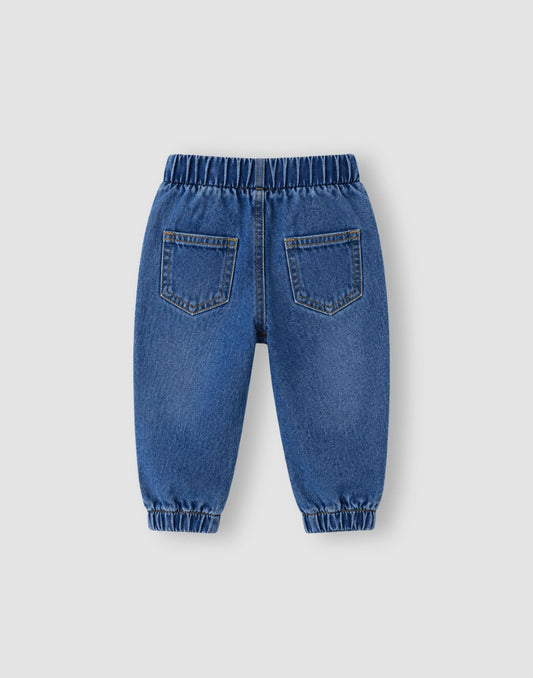 GJ Baby Boys Blue Tencel Jogger JEANS