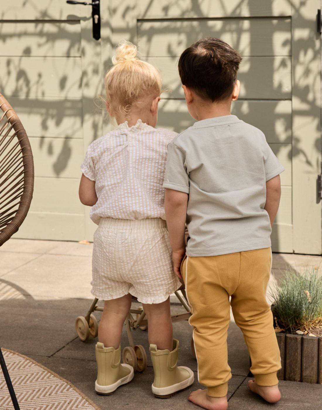 GJ Baby Sand Cotton Regular SHORTS