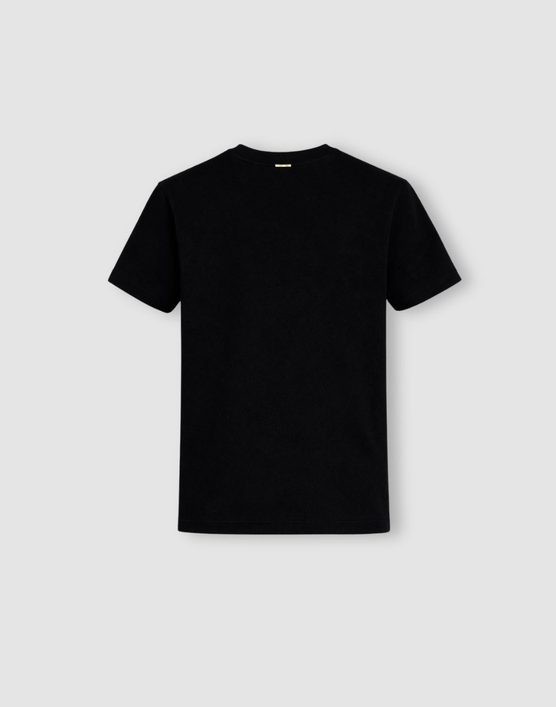 Black Graphic Cotton T-Shirt