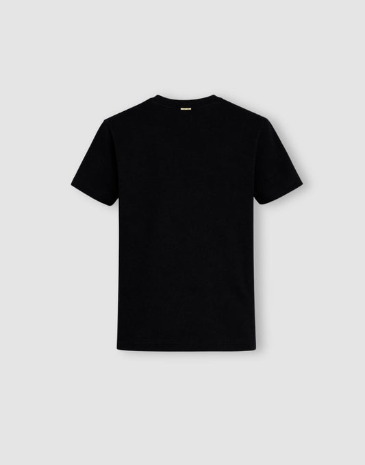 Gini and Jony Boys Black Graphic Cotton T-Shirt