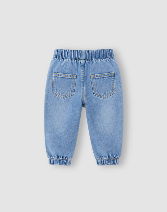 GJ Baby Boys Blue Tencel JEANS