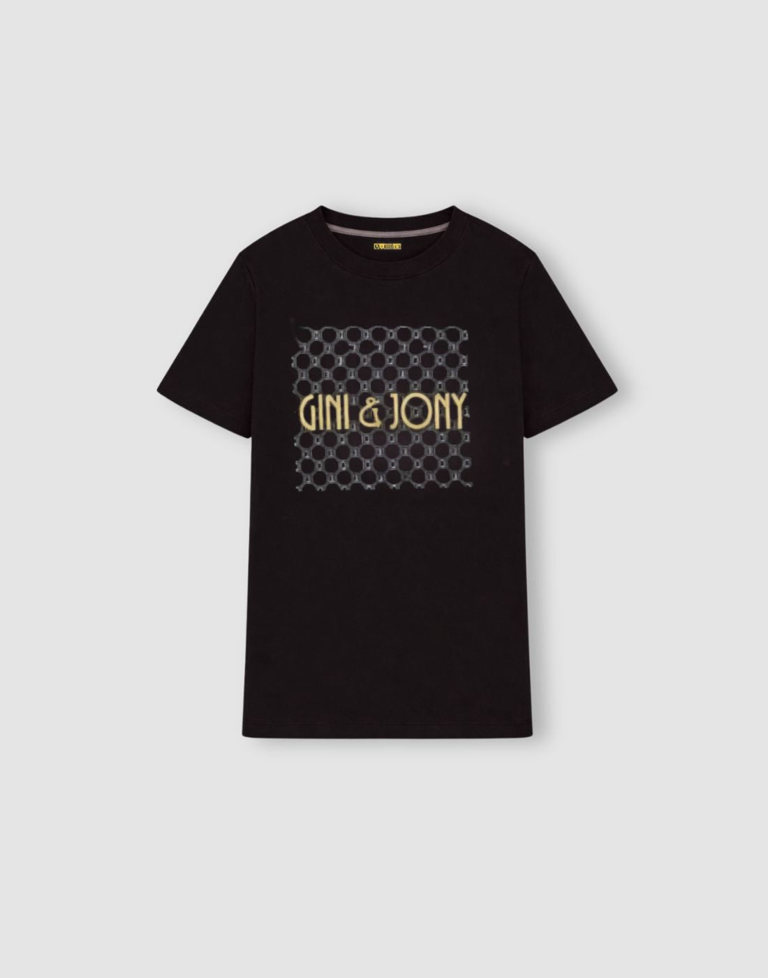 Boys Black Cotton Knit Half Sleeve T-Shirt