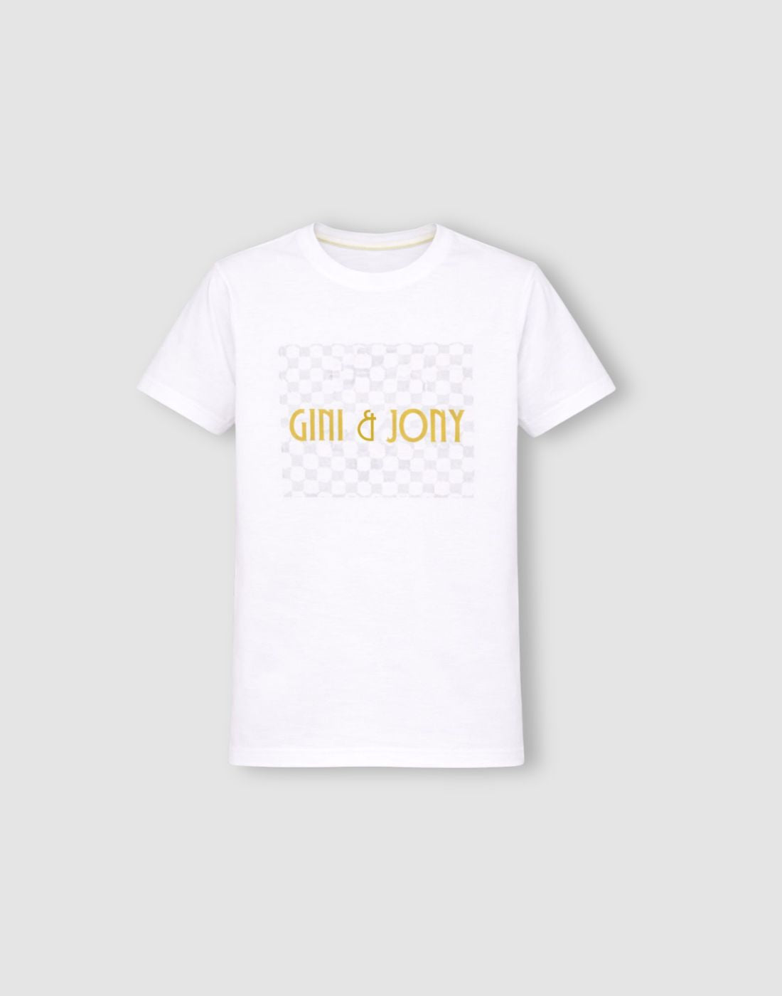 Boys White Cotton Knit Half Sleeve T-Shirt