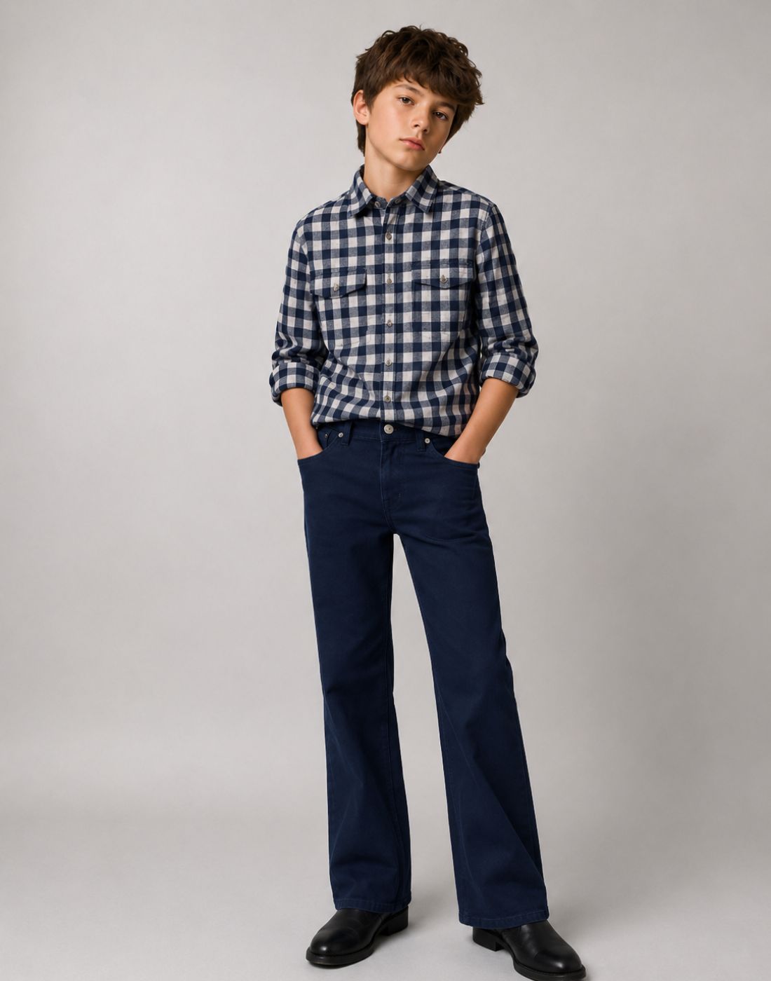 Gini and Jony Girls Navy Blue Jeans