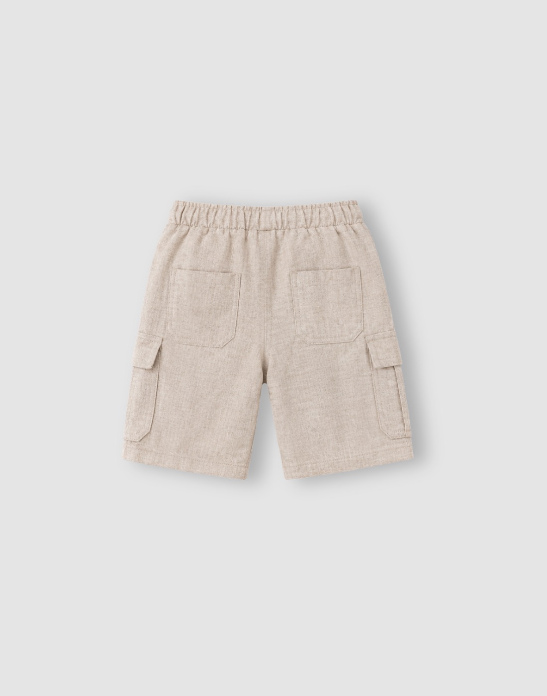 GJ Baby Boys Off white Lyocell Regular BERMUDA