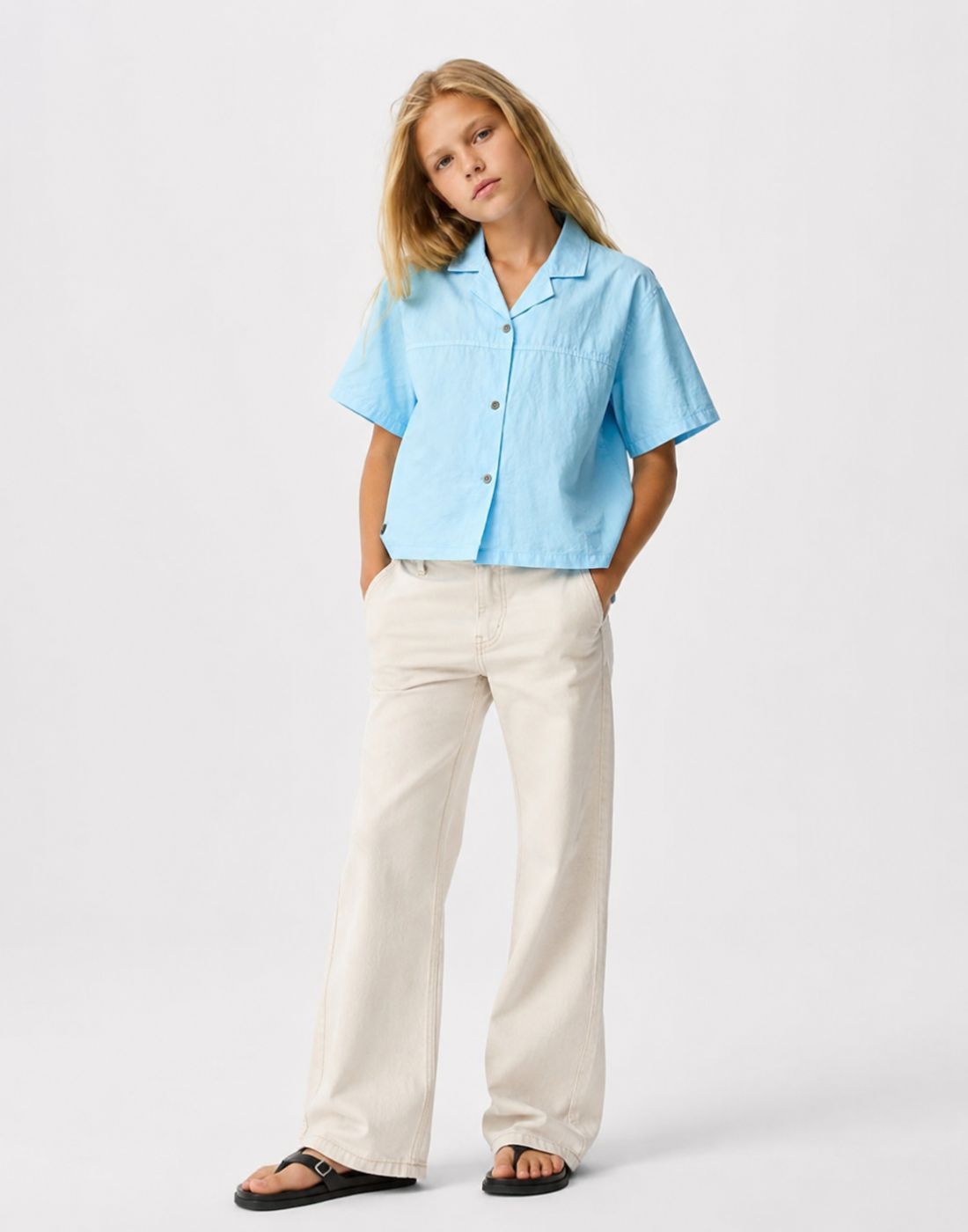 Gini and Jony Girls Blue Shirt