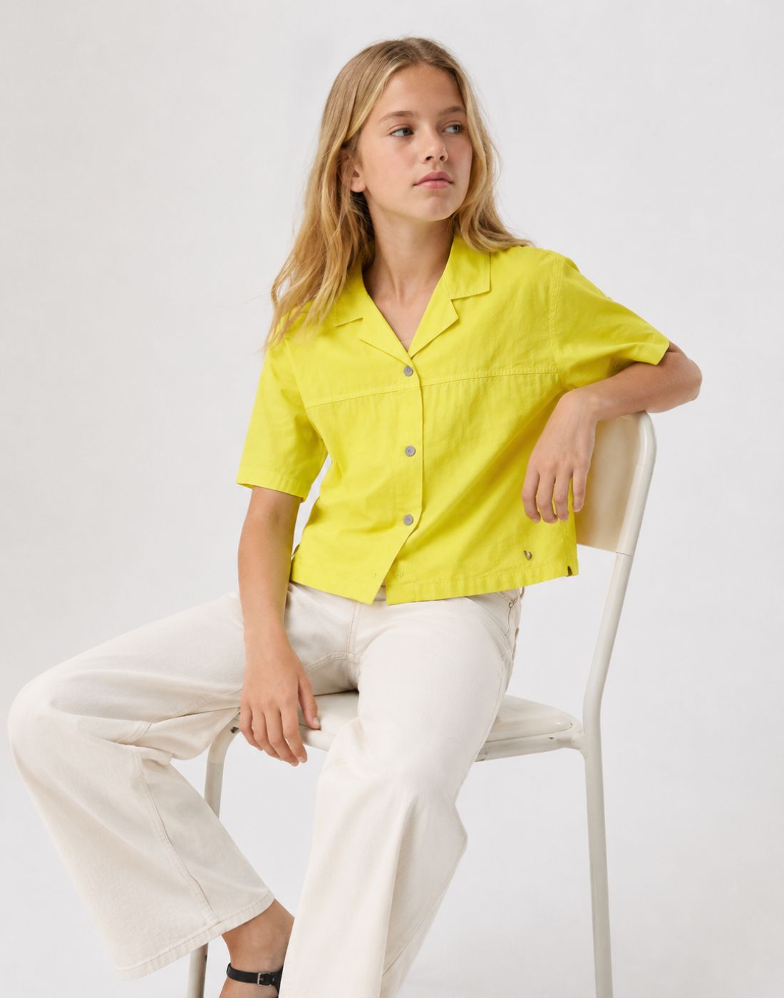 Gini and Jony Girls Yellow Shirt