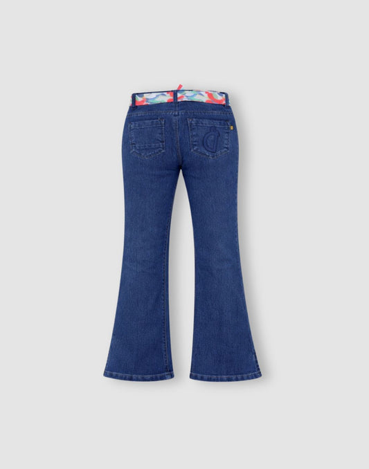 Girls Lilac Denim Woven JEANS