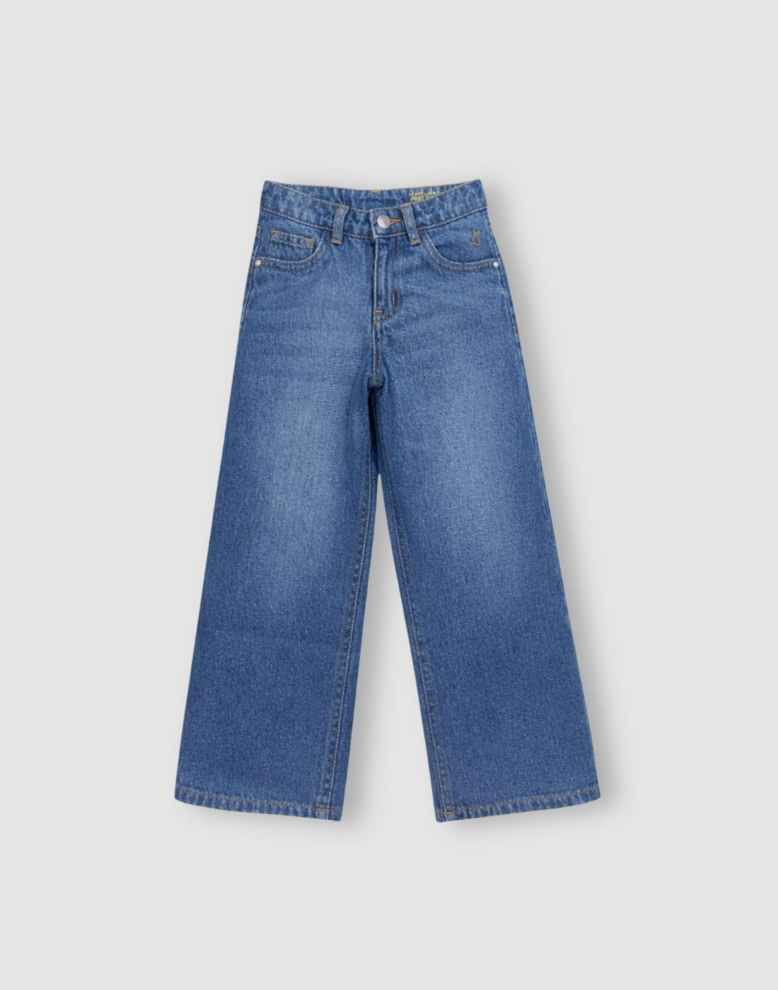 Girls Light Blue Denim Woven JEANS